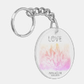 *~* "LOVE" Crystals Events Weddings SWAG Sleutelhanger (Voorkant Links)