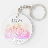 *~* "LOVE" Crystals Events Weddings SWAG Sleutelhanger (Achterkant)
