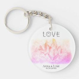 *~* "LOVE" Crystals Events Weddings SWAG Sleutelhanger