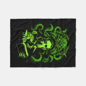 Love Cthulhu Fleece Deken (Voorkant (Horizontaal))