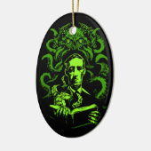 Love Cthulhu Keramisch Ornament (Links)