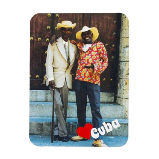 Love Cuba, Cuban Men Magneet (Verticaal)