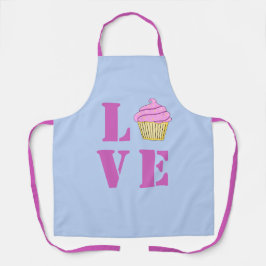Love Cupcake All-Over Print Schort