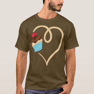 Love Cupcake Baking Baker Cupcake Koken Novelty T-shirt