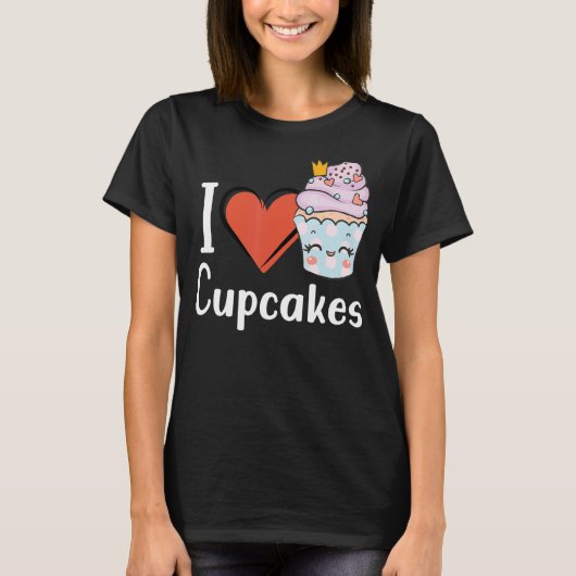 Love Cupcake Baking Delicious Cupcake Love T-shirt (Voorkant)