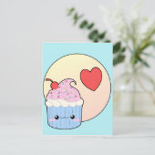 Love Cupcake Briefkaart (Staand voorkant)