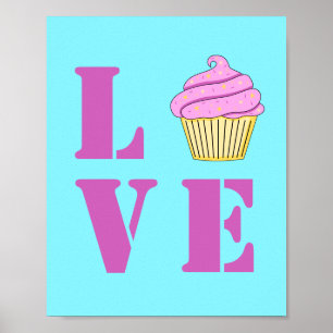 Love Cupcake Poster