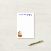 Love Cupcakes met Sprinkles - Bakkerij Cupcake Post-it® Notes (Op bureau)