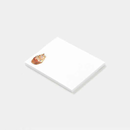 Love Cupcakes met Sprinkles - Bakkerij Cupcake Post-it® Notes (Schuin)