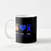 Love Cure Alopecia Areata Awareness Koffiemok (Links)