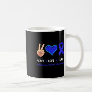 Love Cure Alopecia Areata Awareness Koffiemok