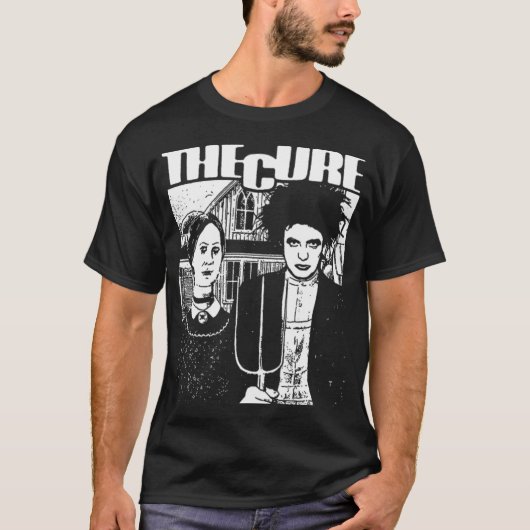 Love Cure Band Rock Muziek Kunst T-shirt (Voorkant)