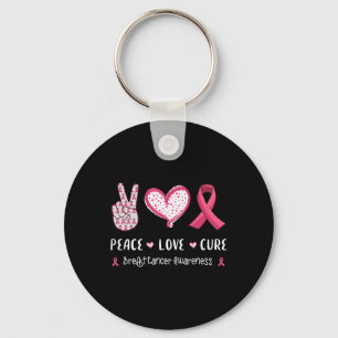 Love Cure Borstkanker Bewustzijn Vrouwen Kinder Ma Sleutelhanger