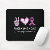 Love Cure Fibromyalgie Bewustzijn Mannen Vrouwen K Muismat (Met muis)