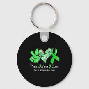 Love Cure Groene Linten Nierziekte Bewustzijn GI Sleutelhanger