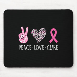 Love Cure Hart Roze Lint Borstkanker Awarenes Muismat