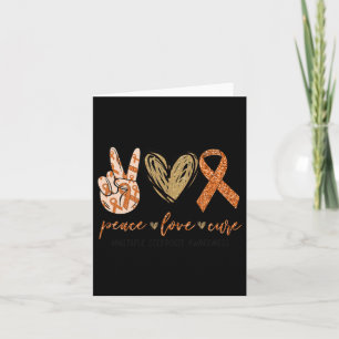 Love Cure Multiple Sclerosis Awareness Supporter Kaart