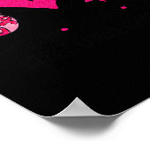 Love Cure Pink Ribbon Cancer Breast Awareness 3 Poster (Hoek)