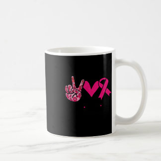Love Cure Roze Lint Kanker Borst Bewustzijn 3  Koffiemok