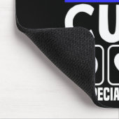 Love Cure Support Alopecia Awareness Ribbon 1 Muismat (Hoek)