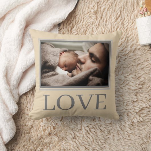 LOVE Custom Baby Photo Kinder Nursery Kussen (Deken)