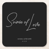 Love Custom Coaster Kartonnen Onderzetters (Voorkant)