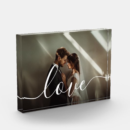 'Love' Custom paar foto (Links)
