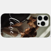 'Love' Custom paar foto Case-Mate iPhone Case (Achterkant (horizontaal))