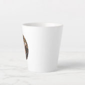 'Love' Custom paar foto Latte Mok (Voorkant)