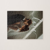 'Love' Custom paar foto Legpuzzel (Horizontaal)