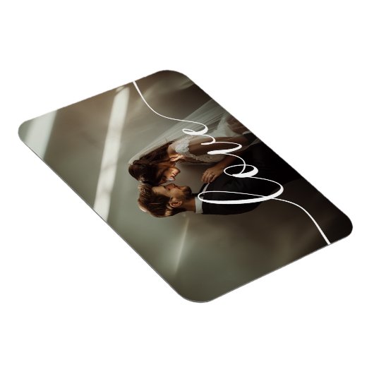 'Love' Custom paar foto Magneet (Rechterzijde)