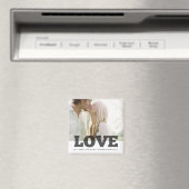 Love Custom Photo Wedding Favor Magneet (Insitu (Vaatwasser))