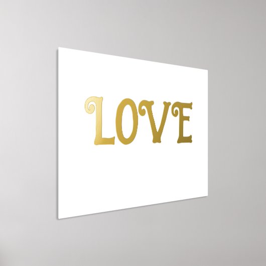 Love Custom Text Quote Weddenschap Birthday Gift D Folie Afdrukken (Laagn)