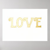 Love Custom Text Quote Weddenschap Birthday Gift D Folie Afdrukken (Voorkant)