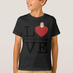 Love Cute Cavalier King Charles Spaniel T-shirt