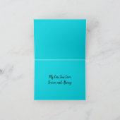 LOVE Cute Daisy Bloem Valentijn Kaart (Binnen)