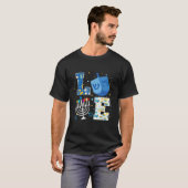 LOVE Cute Hanukkah Decorations Dreidel Menorah Cha T-shirt (Voorkant volledig)
