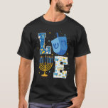 LOVE Cute Hanukkah Decorations Dreidel Menorah Cha T-shirt<br><div class="desc">LOVE Cute Hanukkah Decorations Dreidel Menorah Chanukah</div>