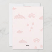 Love Cute Mushroom Classroom Girl Valentijnsdag Feestdagenkaart (Achterkant)