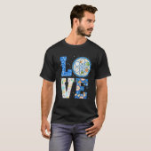 LOVE Cute Passover Decorations Funny Pesach Jewish T-shirt (Voorkant volledig)