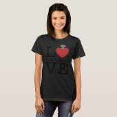 Love Cute Weimaraners T-shirt (Voorkant volledig)