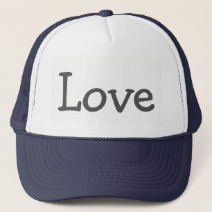 Love Cute Word Print Design Trucker Pet