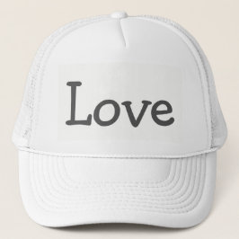Love Cute Word Print Design Trucker Pet