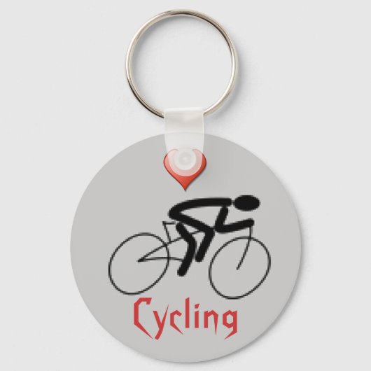 Love Cycling Sleutelhanger (Voorkant)