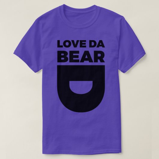 Love Da Beard Classic TShirt (Design voorkant)