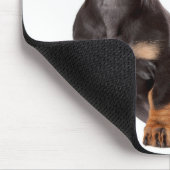 Love Dachshund Puppy Dog Computer Mousepad Muismat (Hoek)