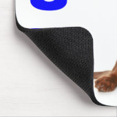 Love Dachshund Puppy Dog Computer Mousepad Muismat (Hoek)