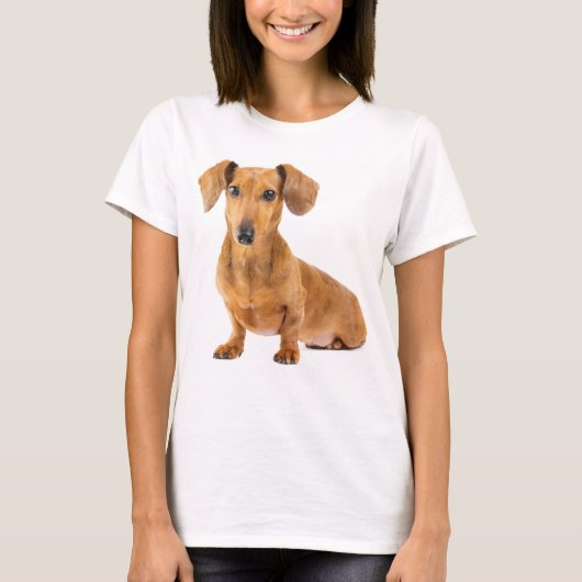 Love Dachshund Puppy Dog Tee Shirt (Voorkant)
