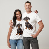Love Dachshund Puppy Dog Tee Shirt (Unisex)