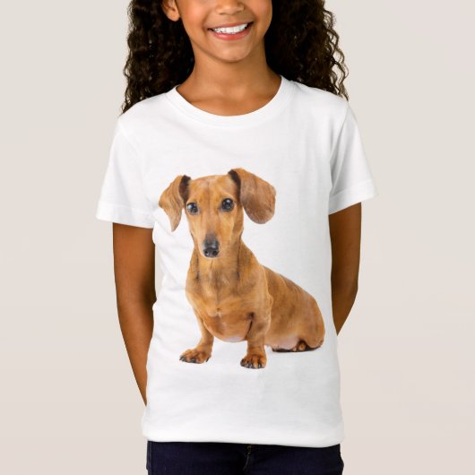 Love Dachshund Puppy Dog Tee Shirt (Voorkant)